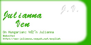 julianna ven business card